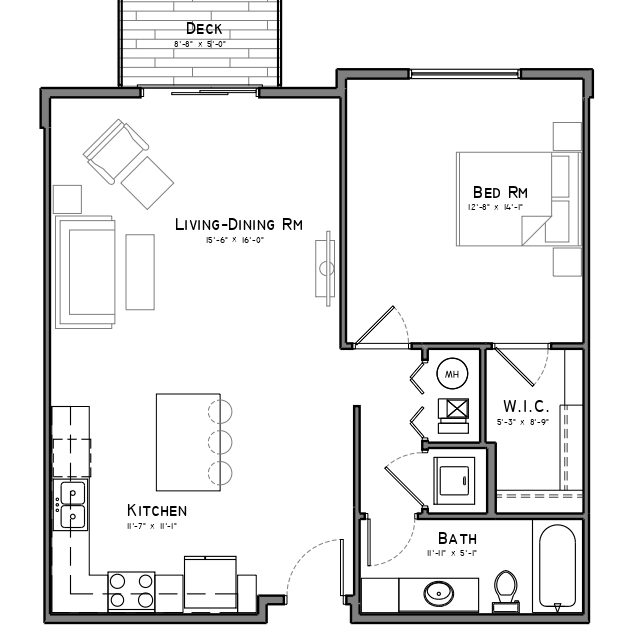 Unit B3 - Pointe Apartments